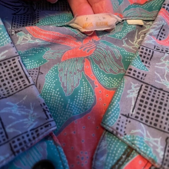 Java Batik button down shirt - Picture 3 of 4